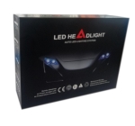Комплект 3D CSP LED ЛЕД диодни крушки H11 H8 H9 Х11 Х8 Х9 12V 100W 20000lm за фарове Canbus без грешки 360° градуса