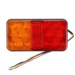 Комплект от 2 броя LED Лед Диодни Стопове Стоп Задна Светлина Slim 12V За Камион Ремарке Бус Ван Каравана и др. 15 cm x 8 cm