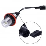 Комплект от 2 броя LED крушки Angel Eyes ангелски очи 12V-24V цвят червен за BMW с Canbus без грешки