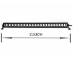 9D 114 СМ Led Bar Лед Бар Hi/Lo Kъси Дълги Водоустойчив Удароустойчив 12V 24V 25600 LМ 320W С Лупи Off-Road Лед Бар За Джип ATV