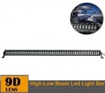 9D 140 СМ Led Bar Лед Бар Hi/Lo Kъси Дълги Водоустойчив Удароустойчив  12V 24V 32000 LМ 400W С Лупи Off-Road Лед Бар За Джип ATV