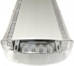 12V 24V Лед Led Диодна Мощна Аварийна Сигнална Лампа Буркан 140 см 10 режина Бяло Стъкло За Пътна Помощ Платформа Снегорин и др.