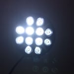 LED Диоден Халоген Фар Бял Оранжев Габарит Ø 180 мм  12V 24V 12 Диода за джип камион трактор багер земеделски машини и др.