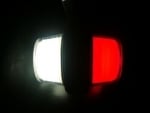 Комплект от 2 броя 12-24V  ЛЕД LED Диодни Странични Маркери, Рогчета, Светлини неон ефект За Камион, Ремарке, Каравана, Кемпер АТВ  бяло-червено