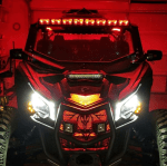 76 см Многорежимен Лед Диоден Бар Прожектор Къси/Дълги Светлини Комбинирана Combo - Flood и Spot Светлина серия IM RGB подсветка със 7 различни цвята 30800LM лумена 12-24V