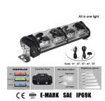 76 см Многорежимен Лед Диоден Бар Прожектор Къси/Дълги Светлини Комбинирана Combo - Flood и Spot Светлина серия IM RGB подсветка със 7 различни цвята 30800LM лумена 12-24V