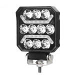 Led lampa cu halogen lumina rosu pentru camioane tractor, roll bar, ATV, jeep, utilaje agricole, 101 x 101 x 37 mm, 15W