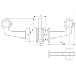 Комплект от 2 броя 12-24V ЛЕД LED Диодни Странични Маркери Рогчета Светлини Опушено Стъкло За Камион Ремарке Каравана Кемпер АТВ оранжево - червено