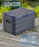 Преносим хладилник фризер хладилна кутия с компресор 12V/24V 100/220V 26.8 литра