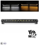 LED Бар SHARK-LITE BOOST 47 см, 125W, 11000 lm, бял/оранжев DRL, аварийна блиц светлина с 4 режима, E-Mark E9, R65, 10–24V