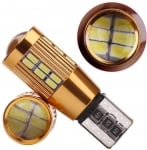 LED Лед Диодни Крушки За Габарит, Т10 W5W 194 168, 30 SMD, 12V, Бяла Светлина, Canbus - Error free , Без грешки