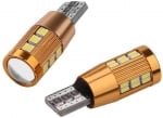 LED Лед Диодни Крушки За Габарит, Т10 W5W 194 168, 30 SMD, 12V, Бяла Светлина, Canbus - Error free , Без грешки