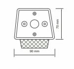 12V Комплект Лява и Дясна LED Предни Габаритни Светлини за покрив ,Лампи, Маркери За Ford Transit Mk5 Mk6 Форд Транзит 1991-2006 