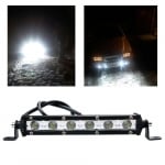 18,5 См Мощен LED бар  с насочена Spot светлина 18W 6 LED 12V 24V АТВ, Джип, 4х4, Offroad, Камион 