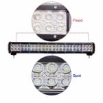 57 См Мощен LED бар  с Комбинирана Combo светлина 144W 48 LED 12V 24V АТВ, Джип, 4х4, Offroad 