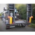 Комплект Безжични Диодни Лед Led Стопове Wireless С Магнит Неон Neon Ефект 12V-24V за Ремарке Каравана Платформа и др.